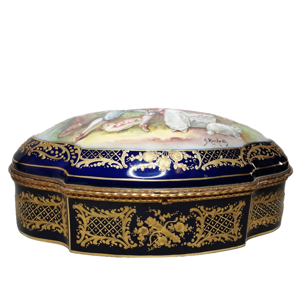 Antique Sevres, box with bronze - Antiques Athens | Lotus Gallery Art ...
